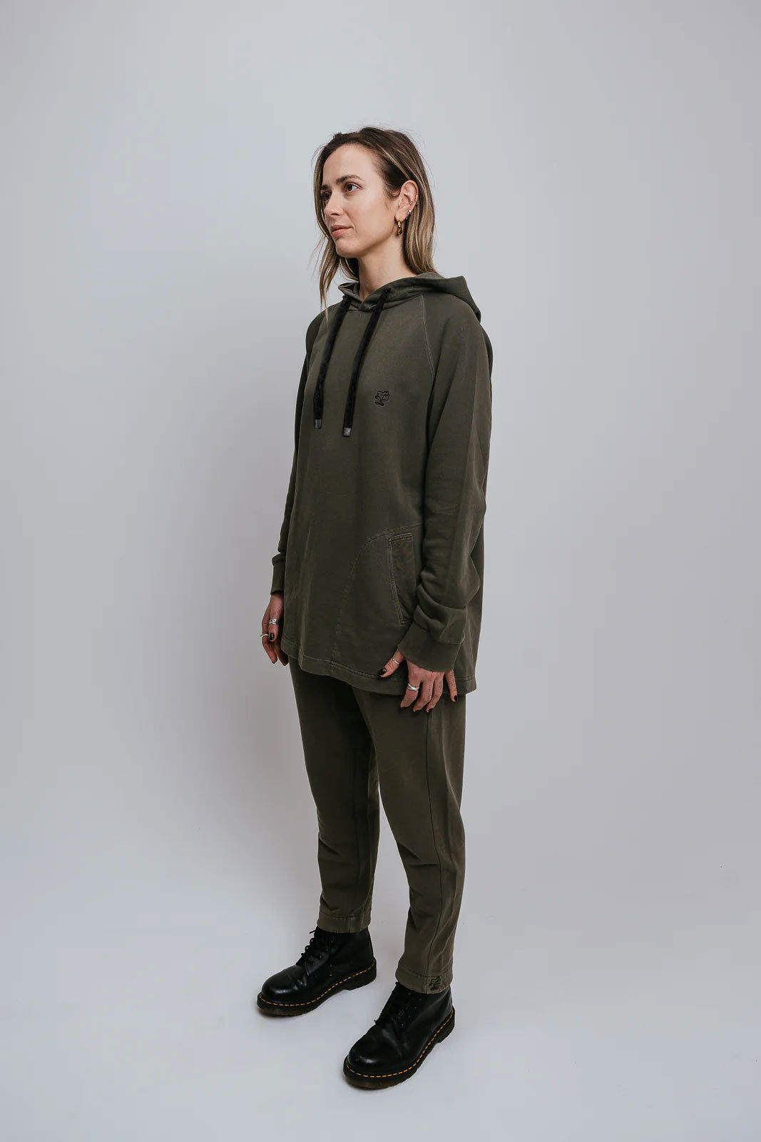 Billy Hoodie | Kelp | Womens