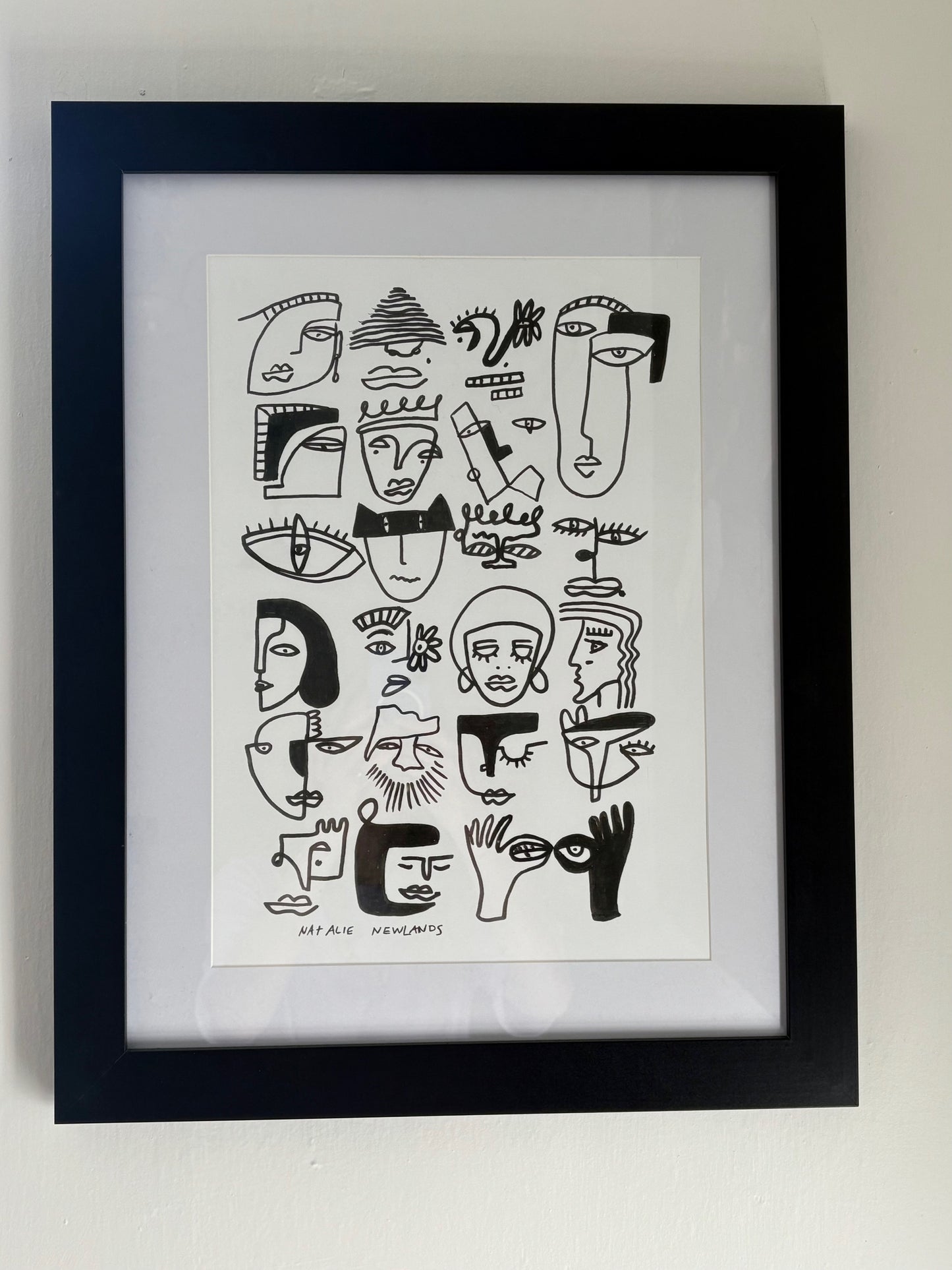 Faces - Limited Edition A3 Art Print