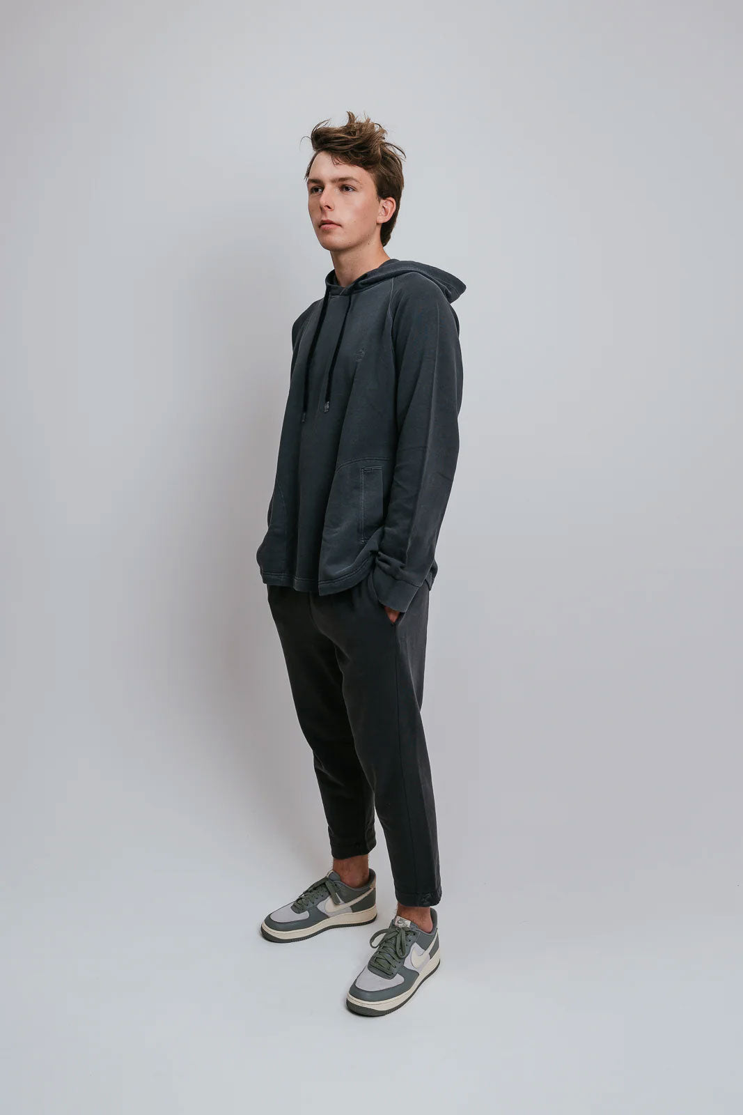 Billy Hoodie | Carbon | Mens