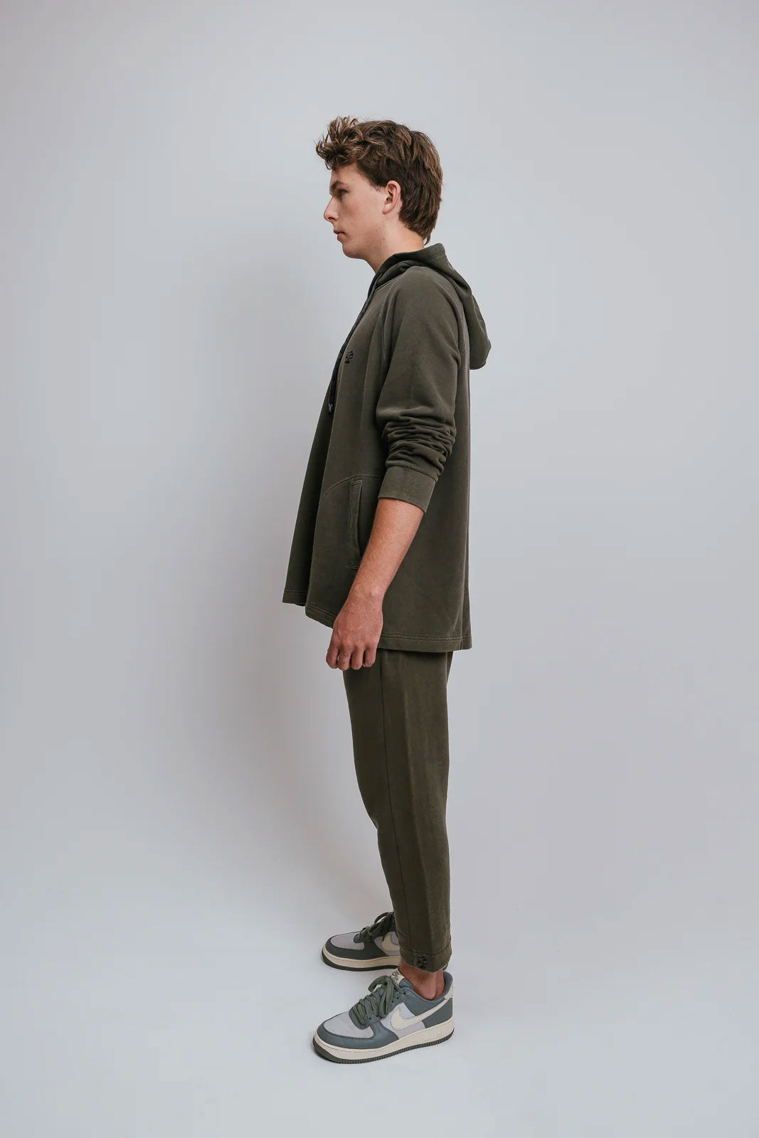 Billy Hoodie | Kelp | Mens