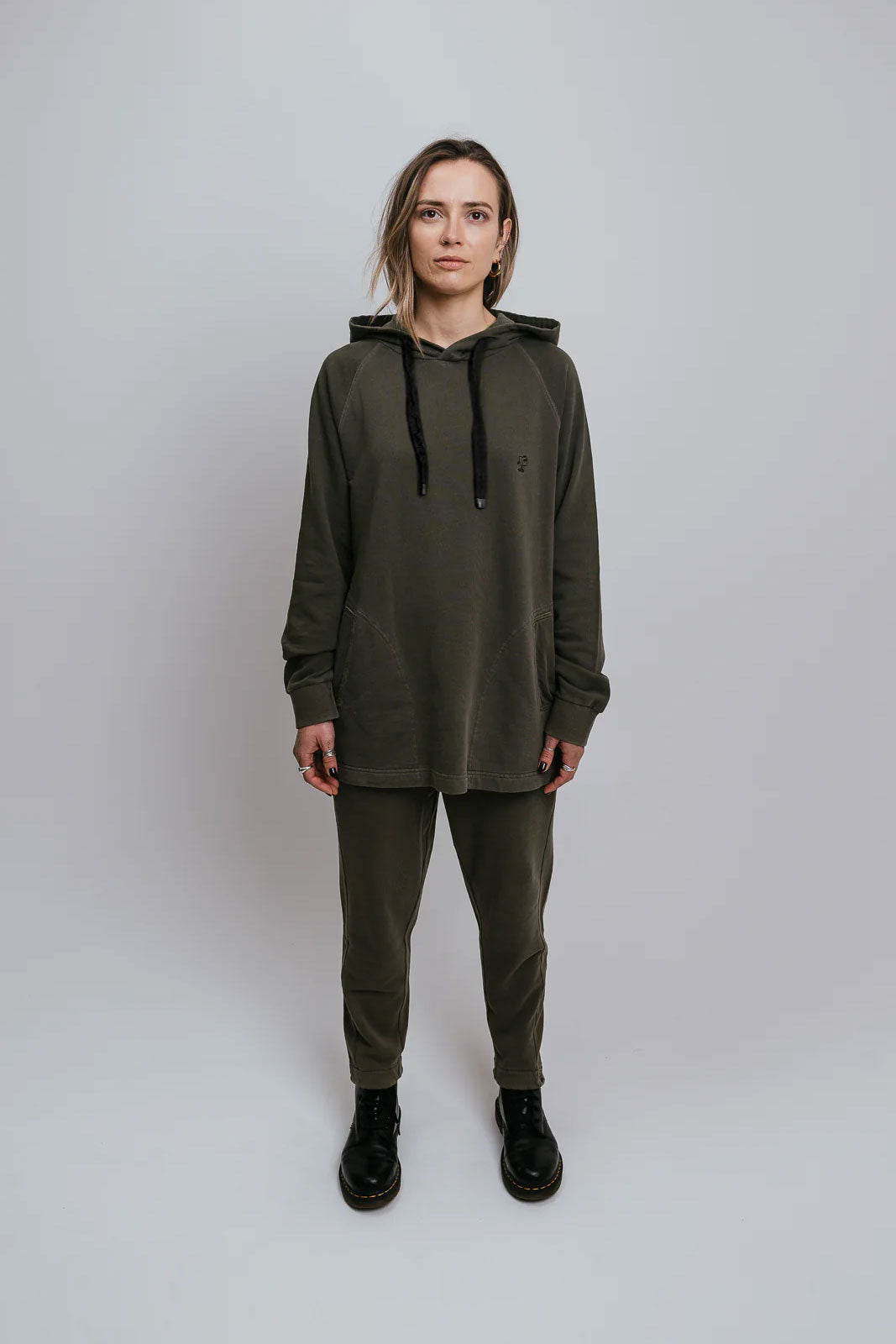 Billy Hoodie | Kelp | Womens